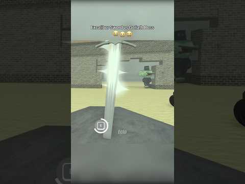Excalibur Sword vs Goliath Boss | sad story in dead rails #roblox #deadrails