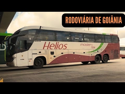 Ônibus raro de se ver! Movimento de ônibus na rodoviária de Goiânia 