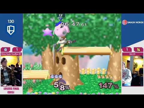 House of Smash 130 - Divine Buster Excellion vs Rich - Losers Finals - Melee