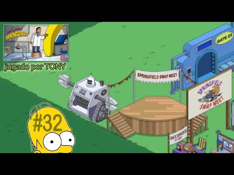 Los Simpson Springfield "Historia'20: Capítulo 32 - El Robot incinerador" por Tony