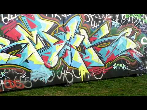 Graffiti Wall (Boom Bap UK Hip Hop Festival 2012) (CCTV)