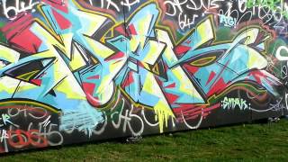 Graffiti Wall (Boom Bap UK Hip Hop Festival 2012) (CCTV)