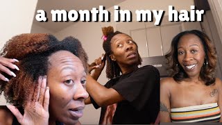 JULY |a month in my hair| the upkeep, the damage, the journey |Heyknottygirl