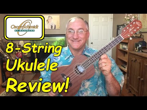 Oscar Schmidt OU28T-A 8-string tenor ukulele review