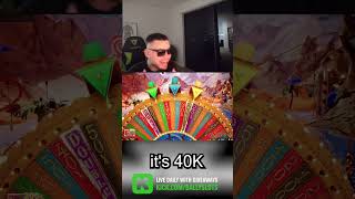 INSANE WIN 😱 #slot #bally #bigwin #casino #slotmachine #jackpot #1000x #blackjack #casinoclips
