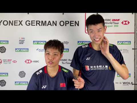 Aberto da Alemanha 2023: entrevista pós-jogo com Huang Dong Ping e Feng Yan Zhe