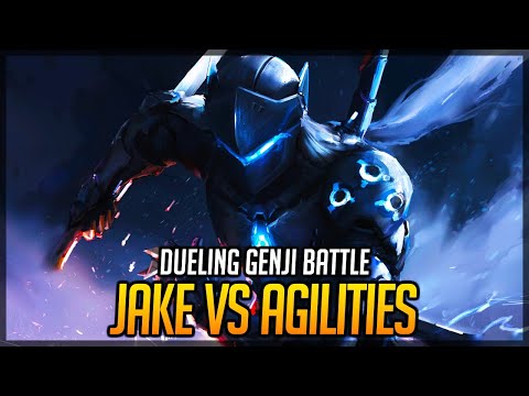 Dueling Genji Battle | Agilities VS JAKE Overwatch Top 500 Ranked Game