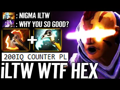 🔥 Nigma iLTW WTF Hex Anti Mage Counter Phantom Lancer - 200IQ Unexpected Item Choice 7.29 Dota 2 Pro