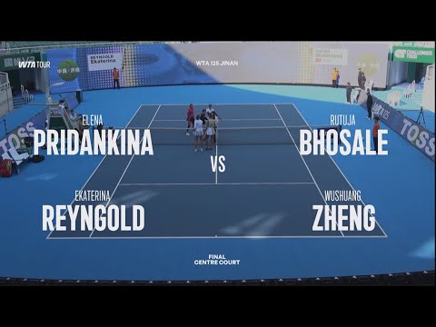 E Pridankina & E Reyngold vs R Bhosale (IND) & W Zheng (CHN) -  Game, Set, Match