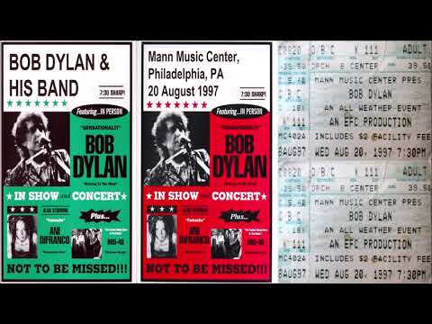 Bob Dylan In Concert - Mann Music Center, Philadelphia, PA, USA 20 August 1997