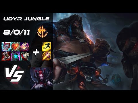 JUNGLE Udyr vs Elise - EU Grandmaster Patch 14.21