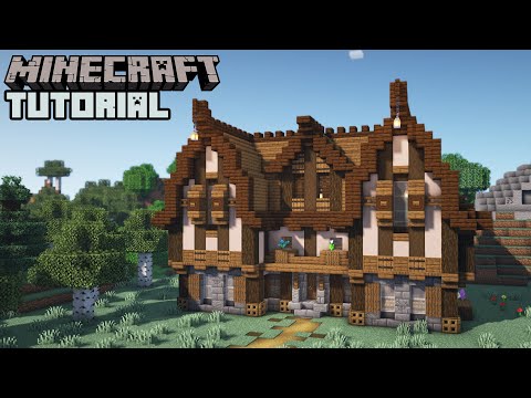 Minecraft - Medieval School Tutorial (How to Build)