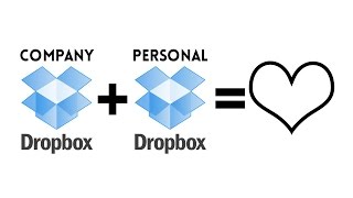 How to Pair Company Dropbox Account with Personal Dropbox Account
