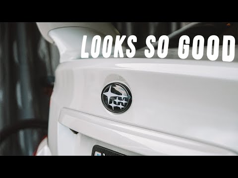 Subie-Speed WRX Badge Replacement! (Install)