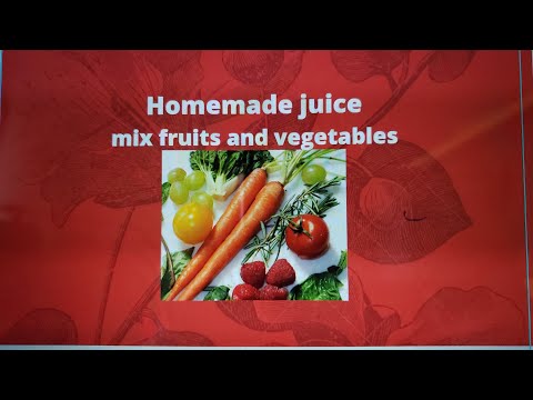 #homemadeBlendingjuice  mix fruits and vegetables good for your health| vlog with Ms. M