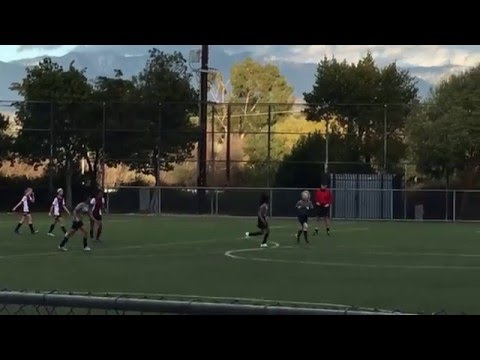Chloe scores her first SCS goal