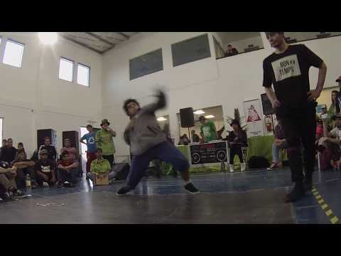 Ishaxac 2018 / 1° ronda / Bboy Cristian (Posadas) VS Bboy Max (Posadas)