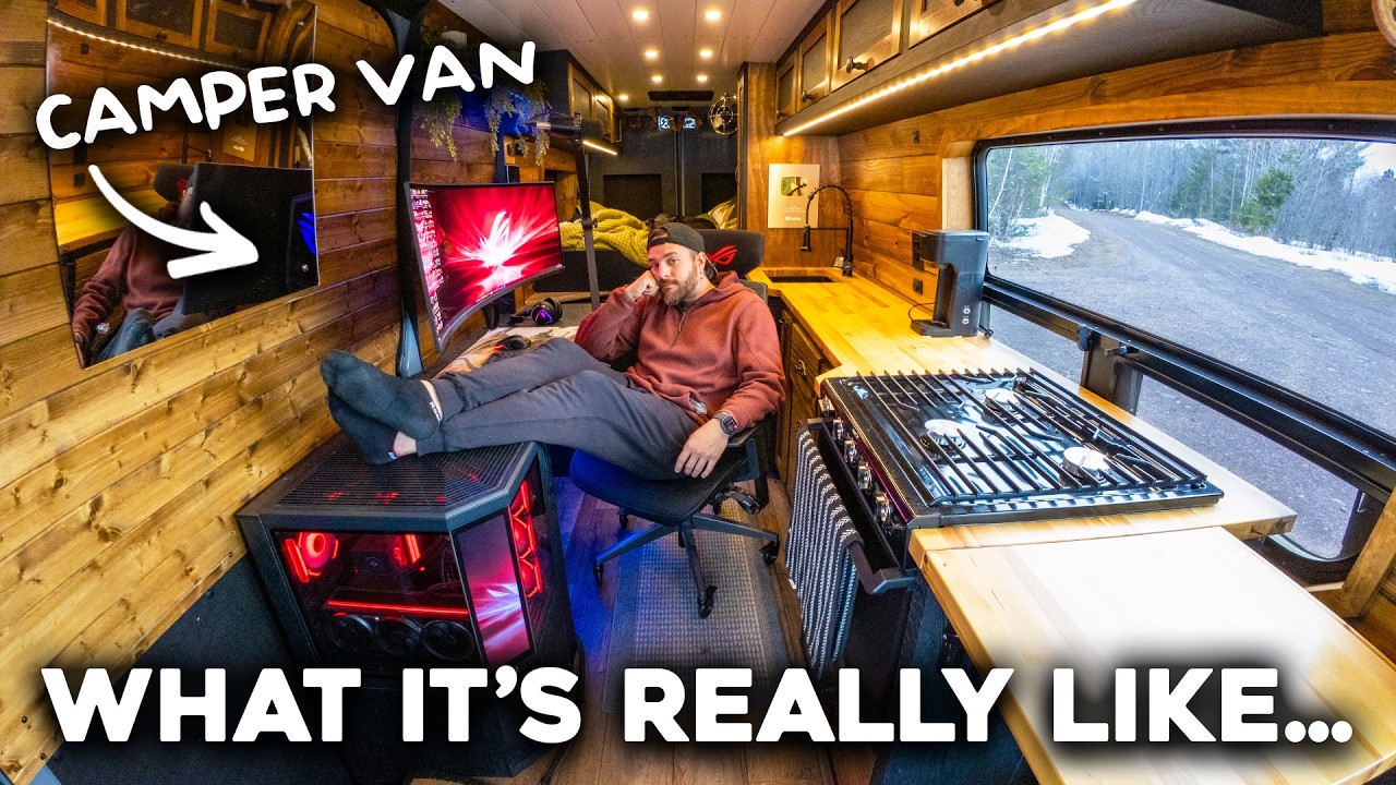 A Realistic Boring Day of VANLIFE (Driving to Alaska)