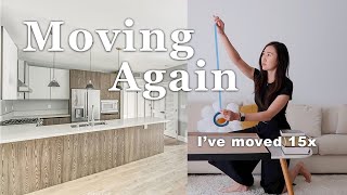 MOVING VLOG: apartment hunting in LA, moving 15 times, moving into our new place