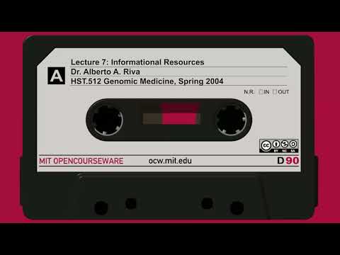 Lecture 7: Informational Resources