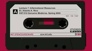 Lecture 7: Informational Resources