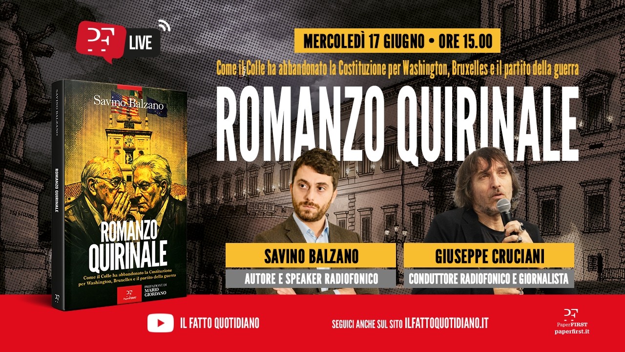 "Romanzo Quirinale": Balzano con Dragoni e Cruciani sul Colle che non si può criticare