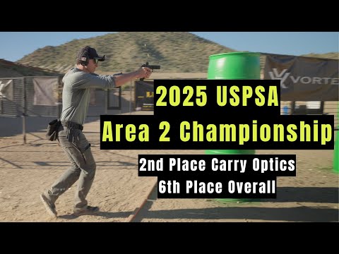 2025 USPSA Area 2 Championship - 2nd Place Carry Optics - Glock 17 Gen 5 - Trijicon SRO