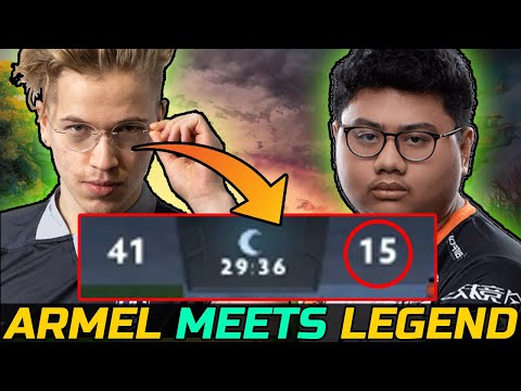 WHEN ARMEL MEETS LEGEND FIRST TIME IN EU PUBS - TNC.ARMEL VS OG.TOPSON DOTA 2
