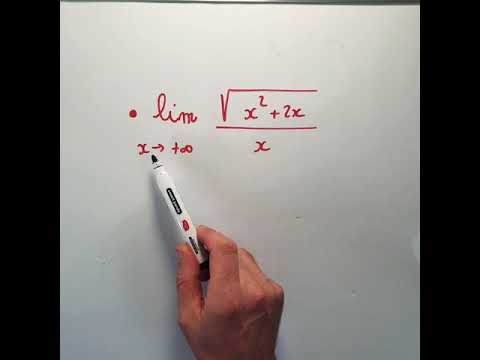 Square root function and calculation of a limit of a composite function - Terminale