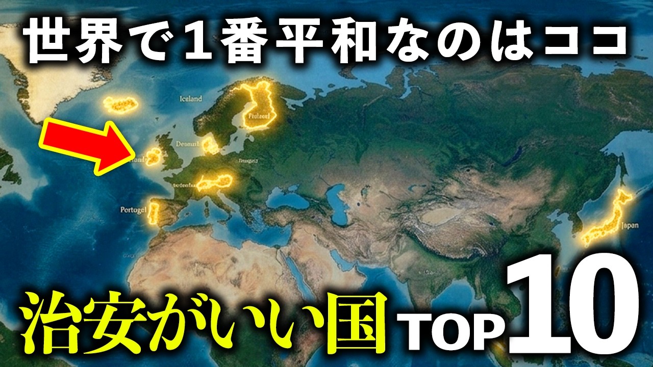 【移住したい】日本より安全！世界で治安がいい国TOP10ランキング