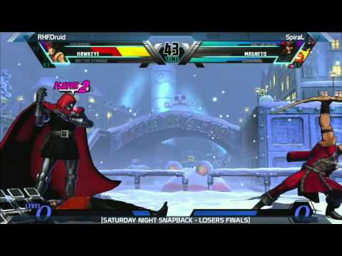 UMVC3: RHF.Druid vs SpiraL - Losers Finals - Saturday Night Snapback 6.1