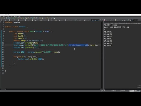 JAVA || How to format output in java using System.out.printf(...) & String x = String.format(...);