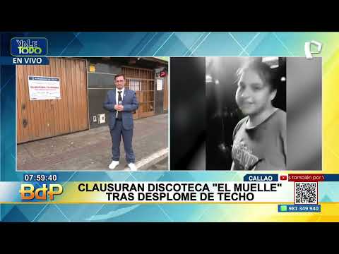 Callao: 20 heridos tras desplome de techo en discoteca “El Muelle”