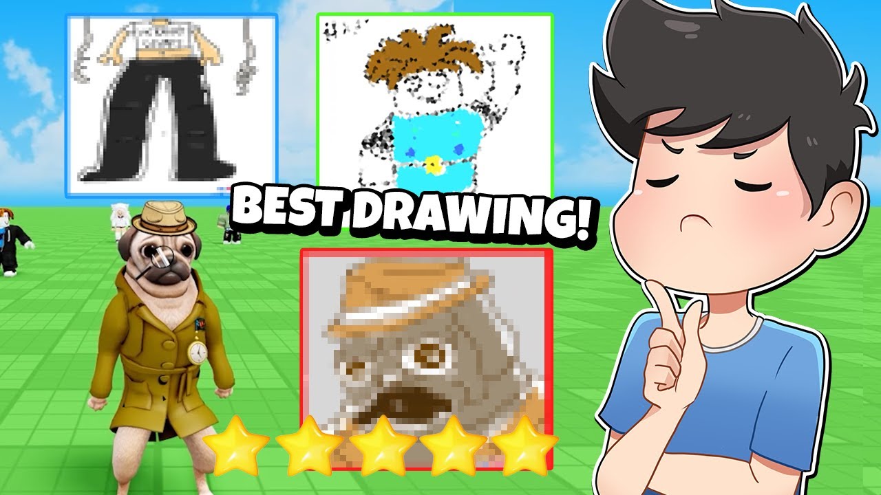 Draw Me | ROBLOX | DRAWING NG KATATAWANAN!