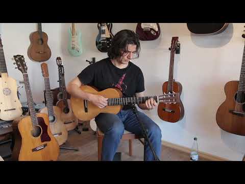 Washburn parlor size ~1900 - cool player with a big sound - similar to a Martin parlor guitar + video! image 13
