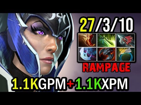 [Luna] God Farming Speed 1.1kGPM + 1.1kXPM With 27Kills by Accelgd | Dota 2 FullGame