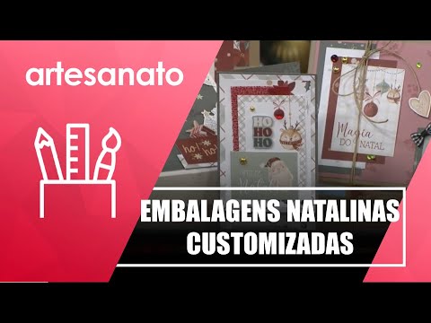 Faça embalagens natalinas customizadas com a técnica de scrapbook com artesã Andrea Tinoco –28/10/21