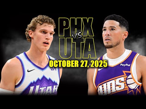 Phoenix Suns vs Utah Jazz Full Game Highlights - October 27, 2025 | NBA Season