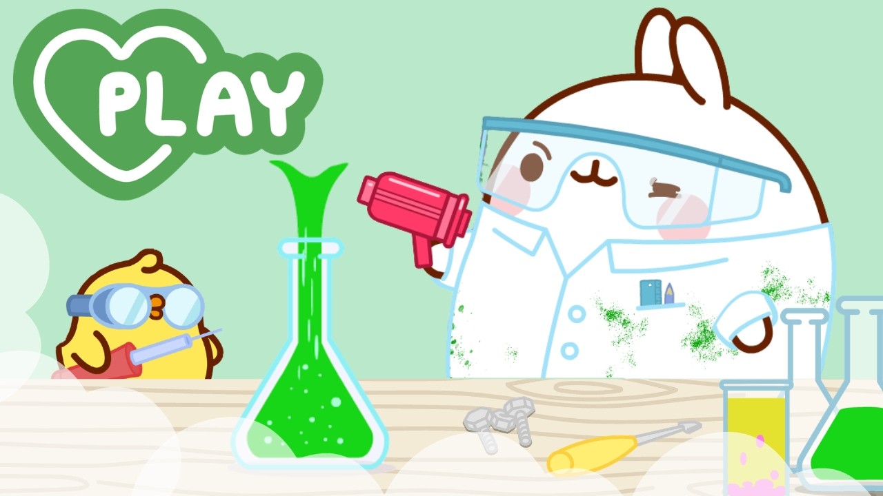 Crazy Science with Molang! 🧪✨ The Cutest Lab Experiments