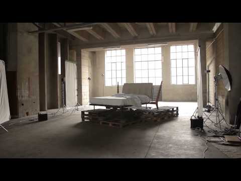 BACKSTAGE Photo Shoot of New Barel's Bed by Tino Gerbaldo