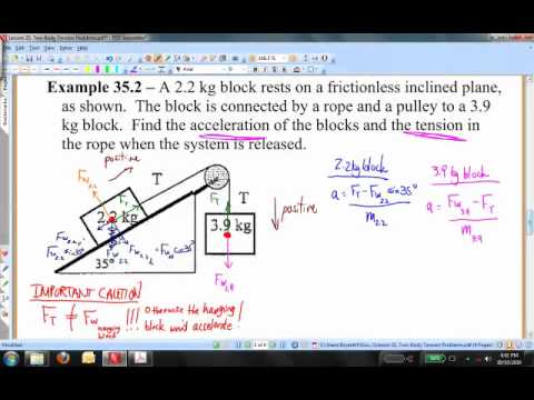 Lesson 35, Two-Body Tension Problems, Part 2.mp4