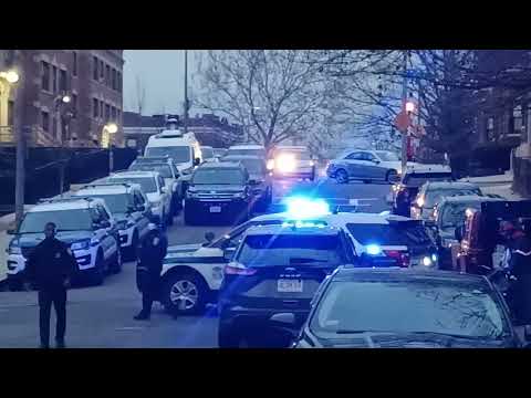 Boston police respond to three people shot on Schuyler Street in Dorchester