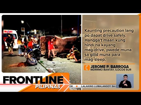 SUV, tumagilid matapos banggain ng motor; 3, sugatan Frontline Pilipinas