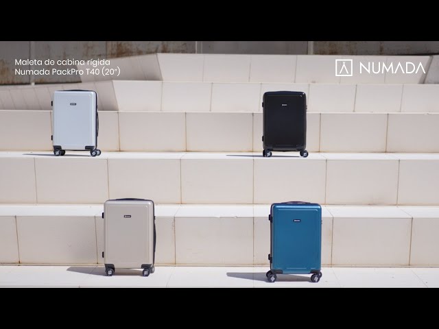 Numada Packpro T40 Cabine Valise Voyage Abs + Pc (56x37.5x22cm) Noir video