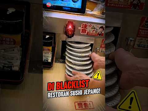 Pria ini di Blacklist Resto Sushi! 😱 #videoviral