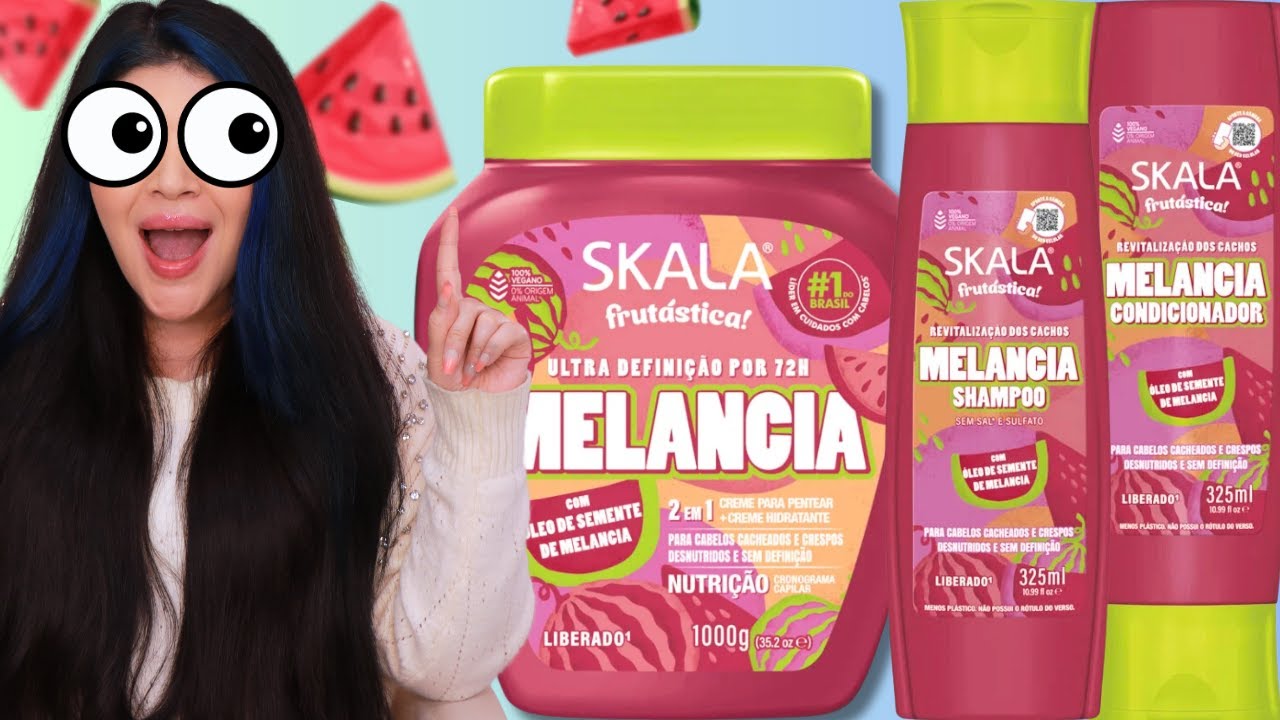 🍉SKALA FRUTÁSTICA MELANCIA: Nutrição e Ultra Definição por 72h [No/Low Poo]