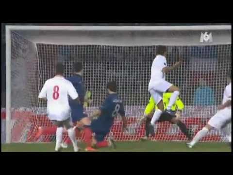 Luxembourg - France le but de Yoann Gourcuff