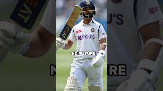 Ajinkya Rahane No future in cricket 😱 #shorts #youtubeshorts #cricket #trend