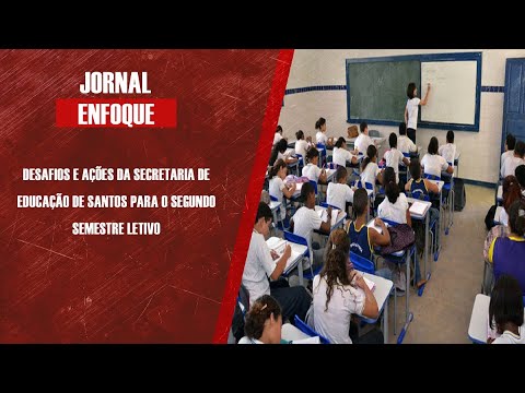 Secretária de Educação de Santos, Cristina Barletta, fala dos planos e ações