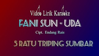 Download lagu Uda - Fani Sun (Lyric) - Karaoke No Vokal mp3